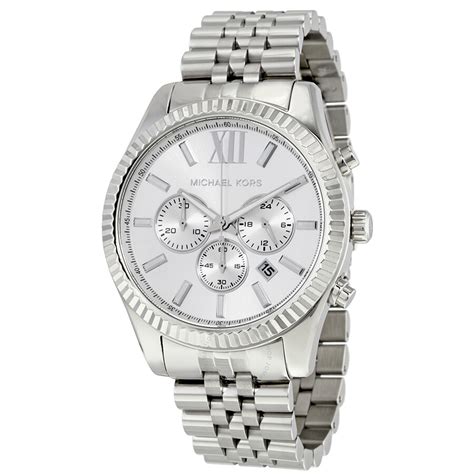 silver men michael kors watch|silver Michael Kors Watch sale.